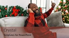  Presentation with christmas music - 