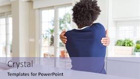  Presentation with home care - Beautiful theme featuring positive from backwards self love backdrop and a teal colored foreground