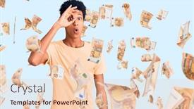  Presentation with american - PPT layouts featuring young-african-american-man-wearing background and a  colored foreground