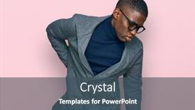  Presentation with backache - Amazing theme having young-african-american-man-wearing backdrop and a ocean colored foreground