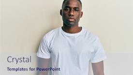  Presentation with african american couples on the marriage - Cool new presentation theme with young-african-american-man-wearing backdrop and a lemonade colored foreground