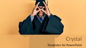  Presentation with ceremony - Amazing presentation having young-african-american-man-wearing backdrop and a yellow colored foreground
