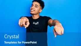  Presentation with african american couples on the mountains - PPT layouts enhanced with young-african-american-man-wearing background and a ocean colored foreground