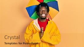  Presentation with praying hands - PPT layouts enhanced with young-african-american-man-wearing background and a gold colored foreground