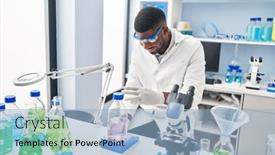  Presentation with test tube laboratory - 