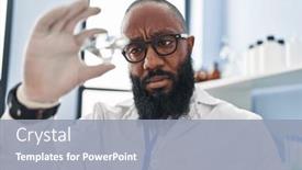  Presentation with diamond - PPT layouts featuring young-african-american-man-wearing background and a gray colored foreground