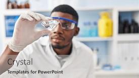  Presentation with diamond - Theme having young-african-american-man-wearing background and a light gray colored foreground