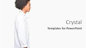  Presentation with afro - Colorful slide deck enhanced with young african american man with afro hair wearing sunglasses and headphones looking to side relax profile pose with natural face with confident smile backdrop and a white colored foreground