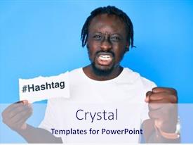 Young African American Man PPT template 11 | CrystalGraphics