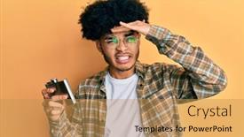  Presentation with drinking alcohol - Beautiful PPT layouts featuring young-african-american-man backdrop and a yellow colored foreground