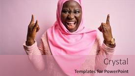  Presentation with american music - Cool new PPT layouts with young-african-american-plus-size backdrop and a coral colored foreground