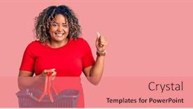  Presentation with proud american - Audience pleasing presentation consisting of young-african-american-plus-size backdrop and a coral colored foreground