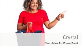  Presentation with christian african american men - Slide set with young-african-american-plus-size background and a white colored foreground