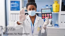  Presentation with defense - Presentation featuring young-african-american-with-braids background and a light gray colored foreground