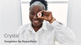  Presentation with architect - Slides consisting of young-african-american-woman-architect background and a light gray colored foreground