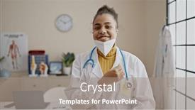  Presentation with medical smiling doctor - 