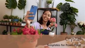  Presentation with young plant - 