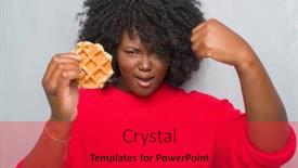  Presentation with belgium - Colorful presentation design enhanced with young african american woman over grey grunge wall eating belgium waffle annoyed and frustrated shouting with anger crazy and yelling with raised hand anger concept backdrop and a red colored foreground