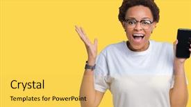  Presentation with african american christianity - PPT layouts with young african american woman showing background and a  colored foreground