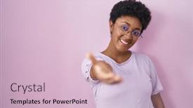  Presentation with business pink - 