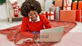  Presentation with christmas card - 