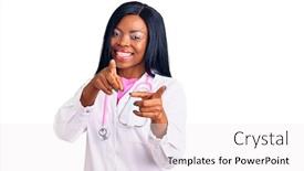  Presentation with american energy - Presentation featuring young-african-american-woman-wearing background and a white colored foreground