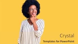  Presentation with breastfeeding and african american - Presentation with young-african-american-woman-wearing background and a yellow colored foreground