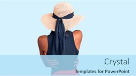  Presentation with self care - Theme having young-african-american-woman-wearing background and a light blue colored foreground