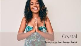  Presentation with forgiveness - Slide deck consisting of young-african-american-woman-wearing background and a soft green colored foreground