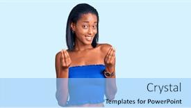  Presentation with payment - PPT theme having young-african-american-woman-wearing background and a light blue colored foreground