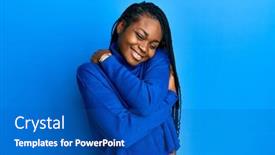  Presentation with self love - Amazing theme having young-african-american-woman-wearing backdrop and a teal colored foreground