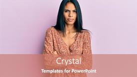 Presentation with negative - Amazing theme having young-african-american-woman-wearing backdrop and a coral colored foreground