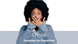  Presentation with african american business - Slide deck enhanced with young-african-american-woman-wearing background and a seafoam green colored foreground