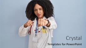  Presentation with violence woman - Slides enhanced with young-african-american-woman-wearing background and a light blue colored foreground