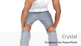  Presentation with rapper - Amazing theme having young-african-man-dressed-casual backdrop and a white colored foreground