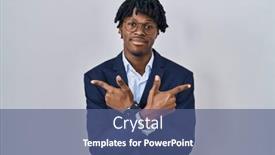  Presentation with direction - Slide set having young-african-man-with-dreadlocks background and a ocean colored foreground