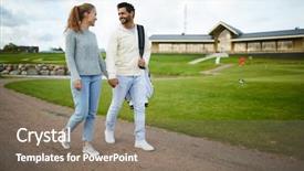  Presentation with road safety young drivers - Audience pleasing PPT theme consisting of young amorous couple in casualwear backdrop and a gray colored foreground