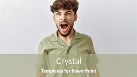  Presentation with arab - Slide set consisting of young-arab-doctor-man-standing background and a mint green colored foreground