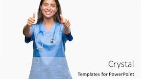  Presentation with hand surgeon - Audience pleasing PPT layouts consisting of young arab doctor surgeon woman over isolated background approving doing positive gesture with hand thumbs up smiling and happy for success looking at the camera winner gesture backdrop and a white colored foreground