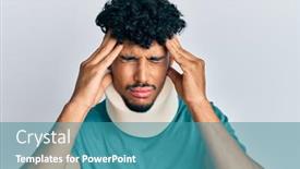  Presentation with cervical - Slide deck featuring young-arab-handsome-man-wearing background and a teal colored foreground