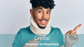  Presentation with cervical - Presentation having young-arab-handsome-man-wearing background and a teal colored foreground