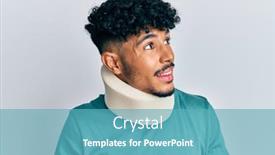  Presentation with cervical - Presentation with young-arab-handsome-man-wearing background and a teal colored foreground
