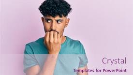  Presentation with arab - PPT theme enhanced with young-arab-handsome-man-wearing background and a pink colored foreground