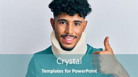  Presentation with cervical - Slide set enhanced with young-arab-handsome-man-wearing background and a teal colored foreground