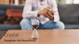  Presentation with psychology - PPT layouts with young-arab-man-psychologist-having and a coral colored foreground