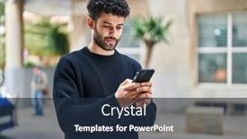  Presentation with arab - Presentation enhanced with young-arab-man-smiling-confident background and a tawny brown colored foreground