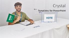  Presentation with arab - PPT layouts enhanced with young-arab-man-smiling-confident background and a light gray colored foreground