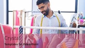  Presentation with clothes shop - 