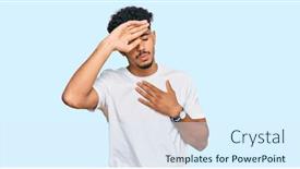  Presentation with flu virus - Colorful slide deck enhanced with young-arab-man-wearing-casual backdrop and a sky blue colored foreground