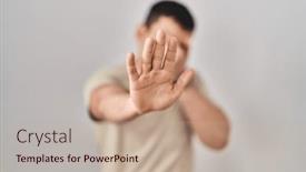  Presentation with arab - Theme with young-arab-man-wearing-casual background and a mint green colored foreground